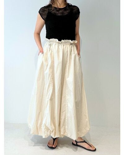 【MEWL 2026 SUMMER COLLECTION】ナイロンバルーンSK - Champdelarose