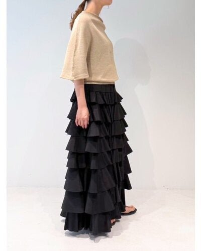 【MEWL 2026 SUMMER COLLECTION】サテンティアードSK - Champdelarose
