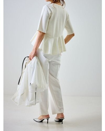 【MEWL 2026 SUMMER COLLECTION】アシメペプラムTOPS - Champdelarose