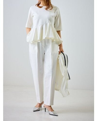 【MEWL 2026 SUMMER COLLECTION】アシメペプラムTOPS - Champdelarose