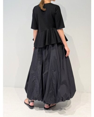 【MEWL 2026 SUMMER COLLECTION】アシメペプラムTOPS - Champdelarose