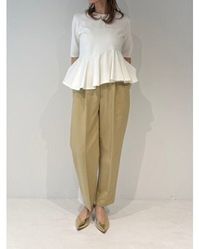 【MEWL 2026 SUMMER COLLECTION】アシメペプラムTOPS - Champdelarose