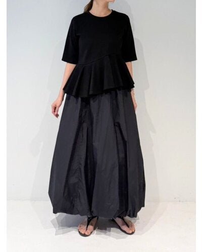 【MEWL 2026 SUMMER COLLECTION】アシメペプラムTOPS - Champdelarose