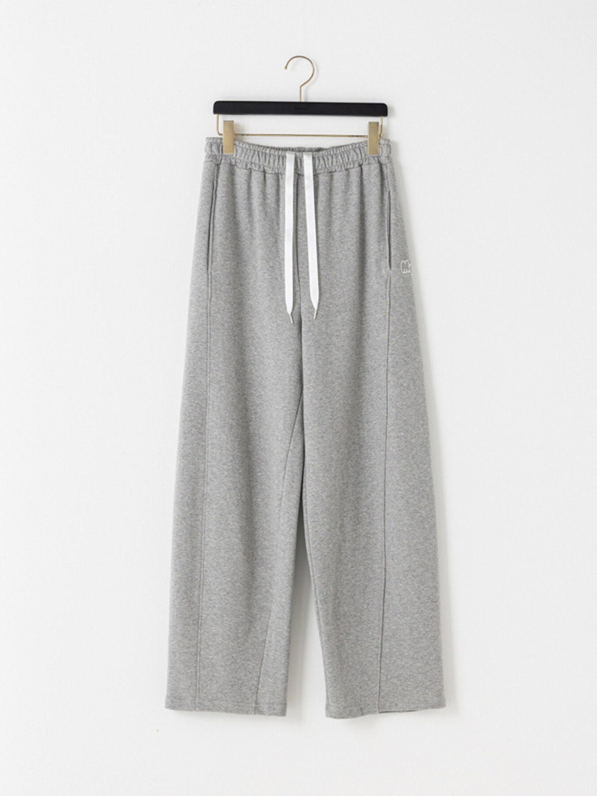 【Mewl 2027 PRE SPRING 】CURVY SWEAT PANTS - 1月中旬頃発送 - Champdelarose