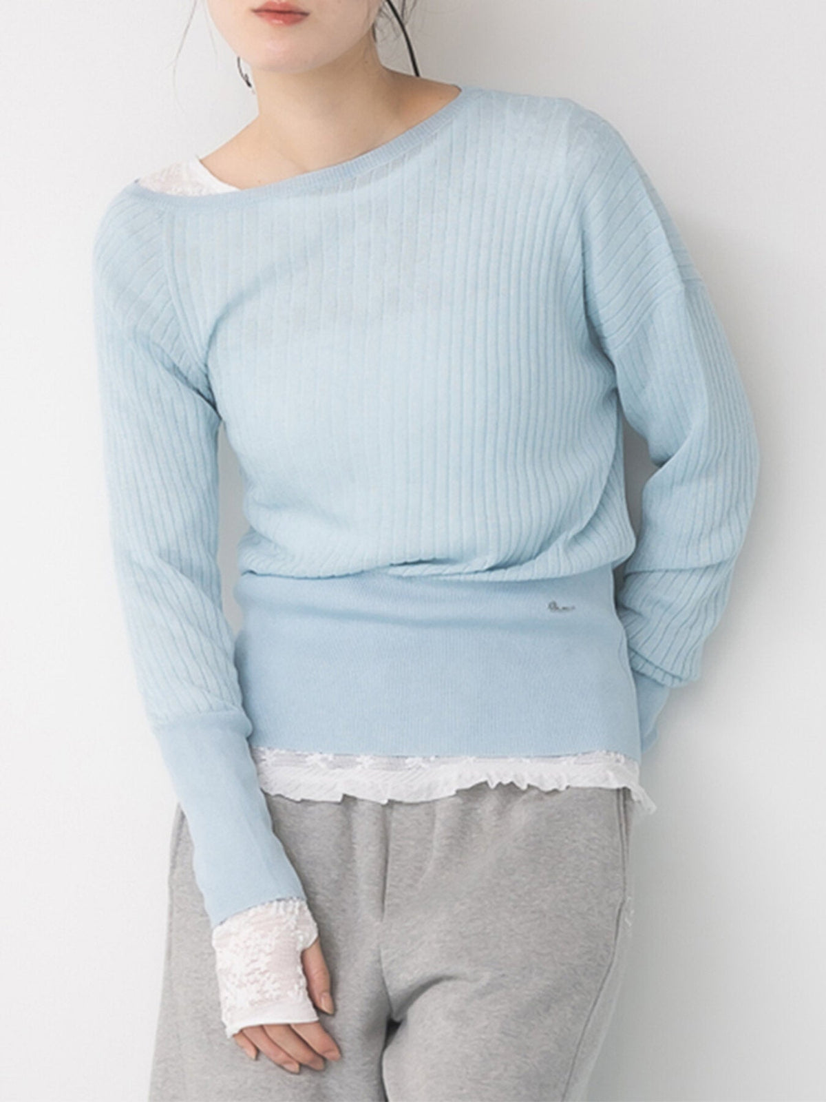 【Mewl 2027 PRE SPRING】ASYMMETRIC TOP - 1月中旬頃発送 - Champdelarose