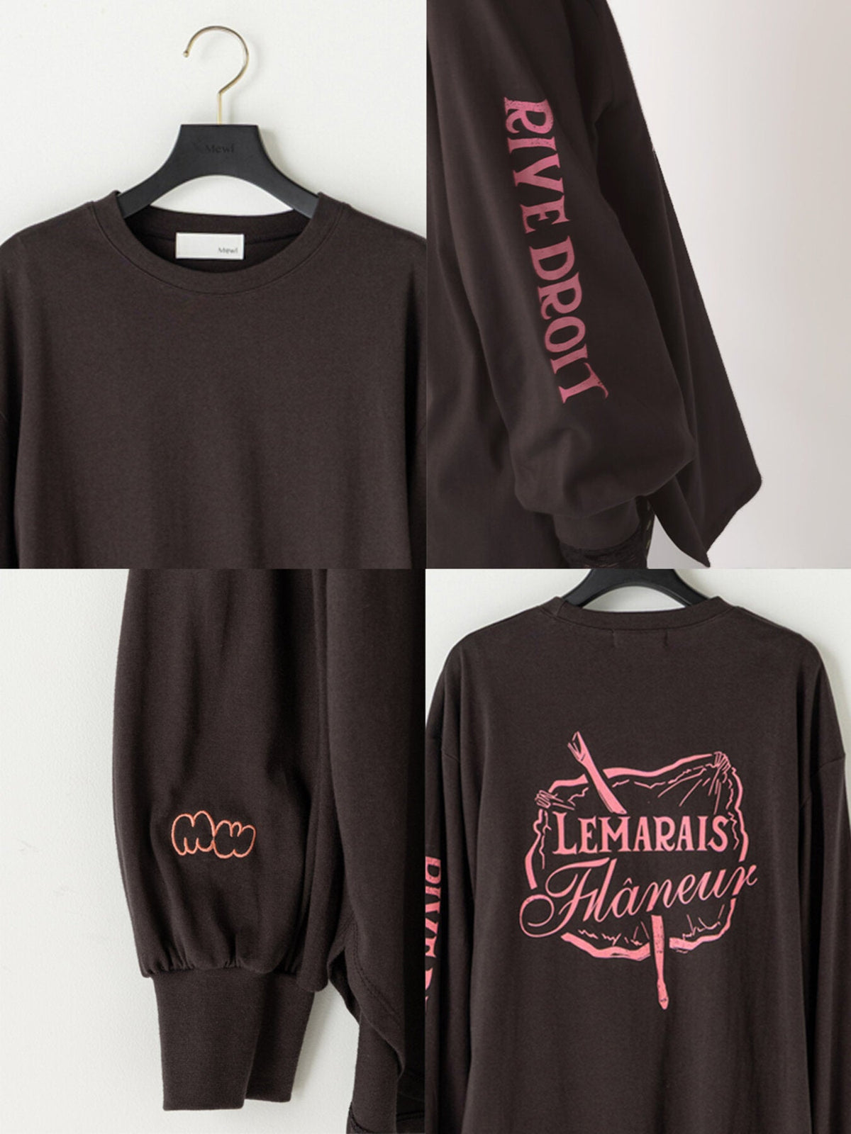 【Mewl 2027 PRE SPRING】】CANCAN LONG SLEEVE - 1月中旬頃発送 - Champdelarose