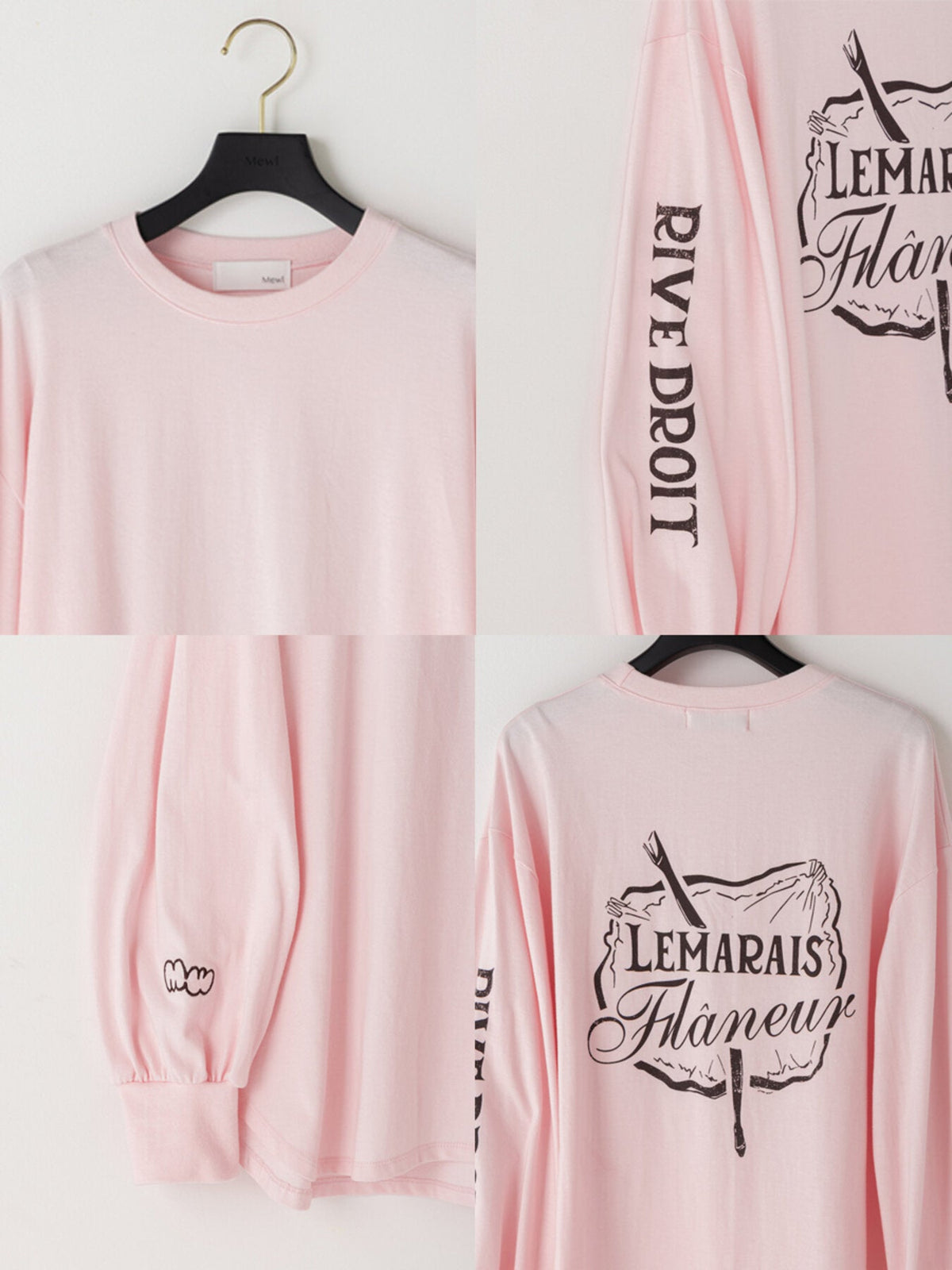 【Mewl 2027 PRE SPRING】】CANCAN LONG SLEEVE - 1月中旬頃発送 - Champdelarose