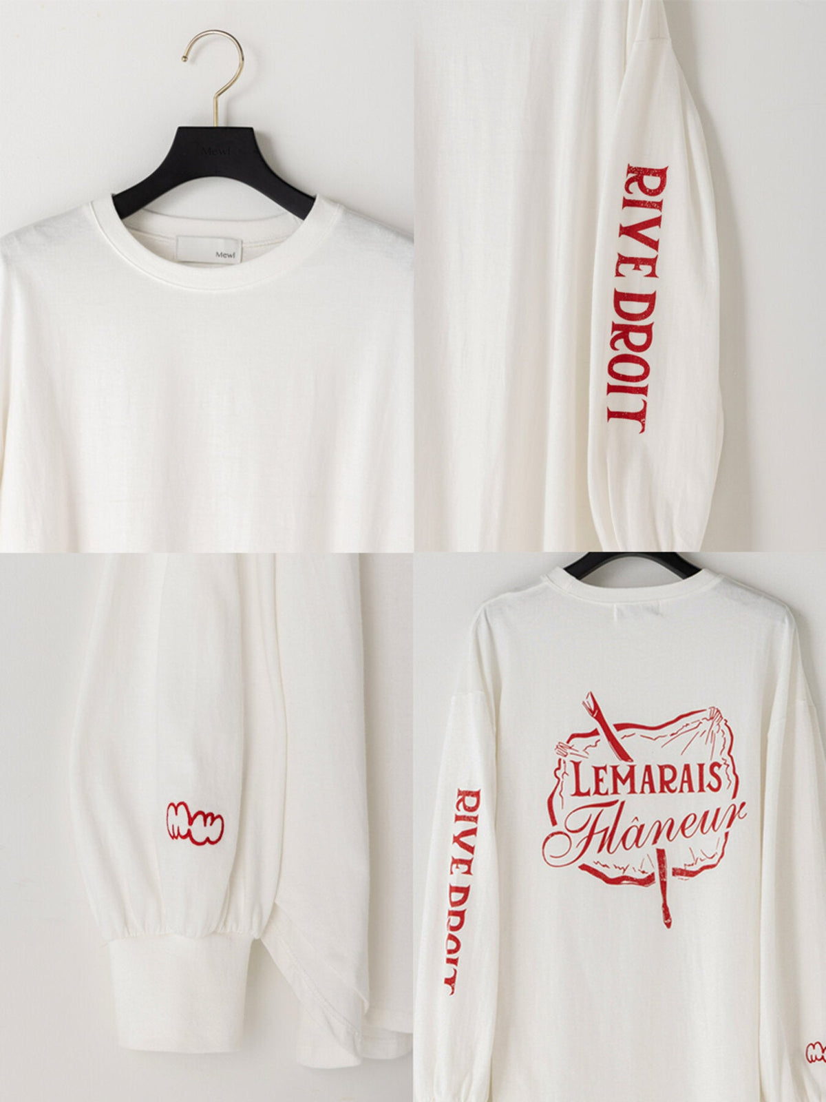 【Mewl 2027 PRE SPRING】】CANCAN LONG SLEEVE - 1月中旬頃発送 - Champdelarose
