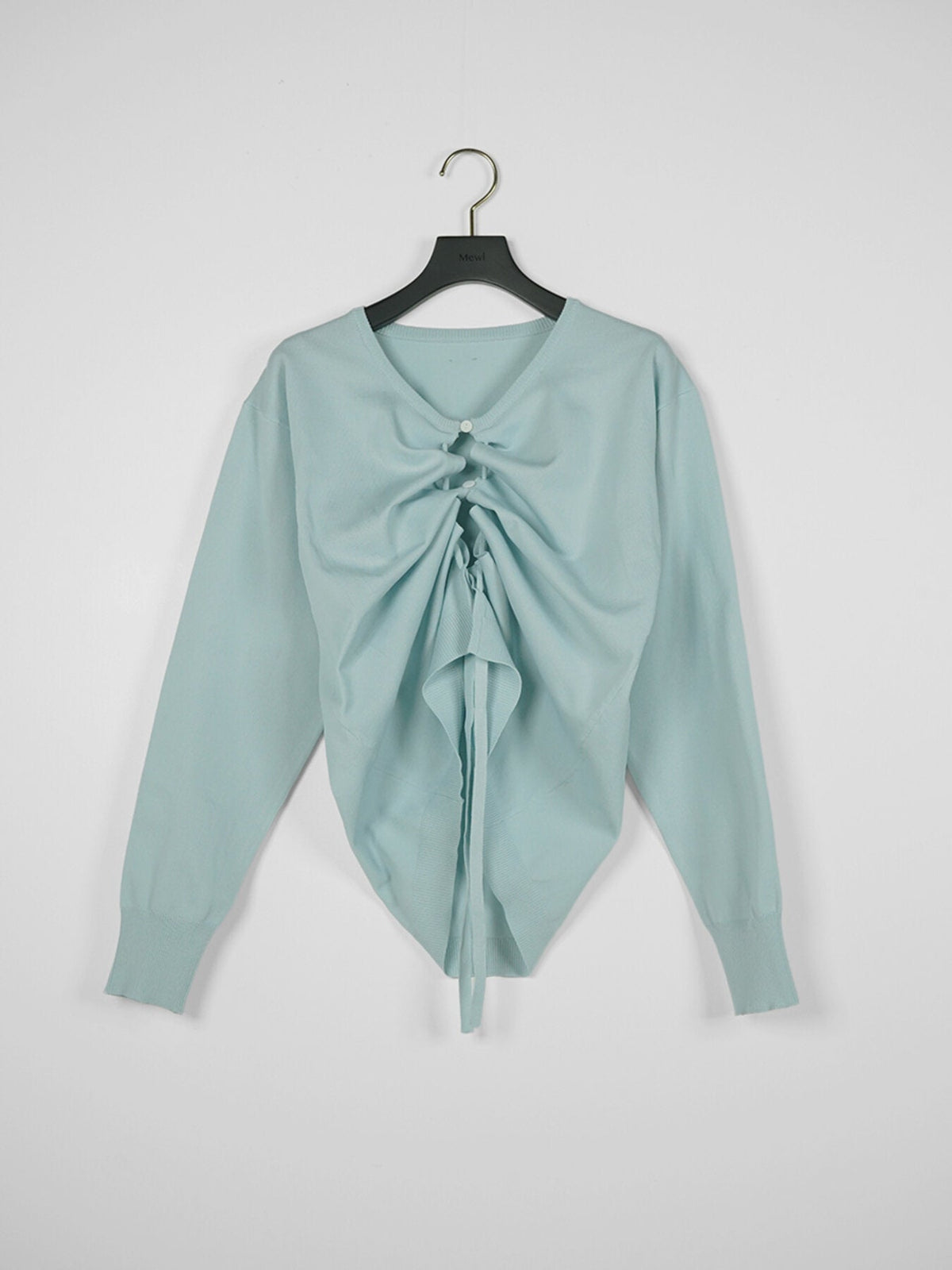 【Mewl 2027 PRE SPRING】DRAWSTRING CARDIGAN - 1月中旬頃発送 - Champdelarose