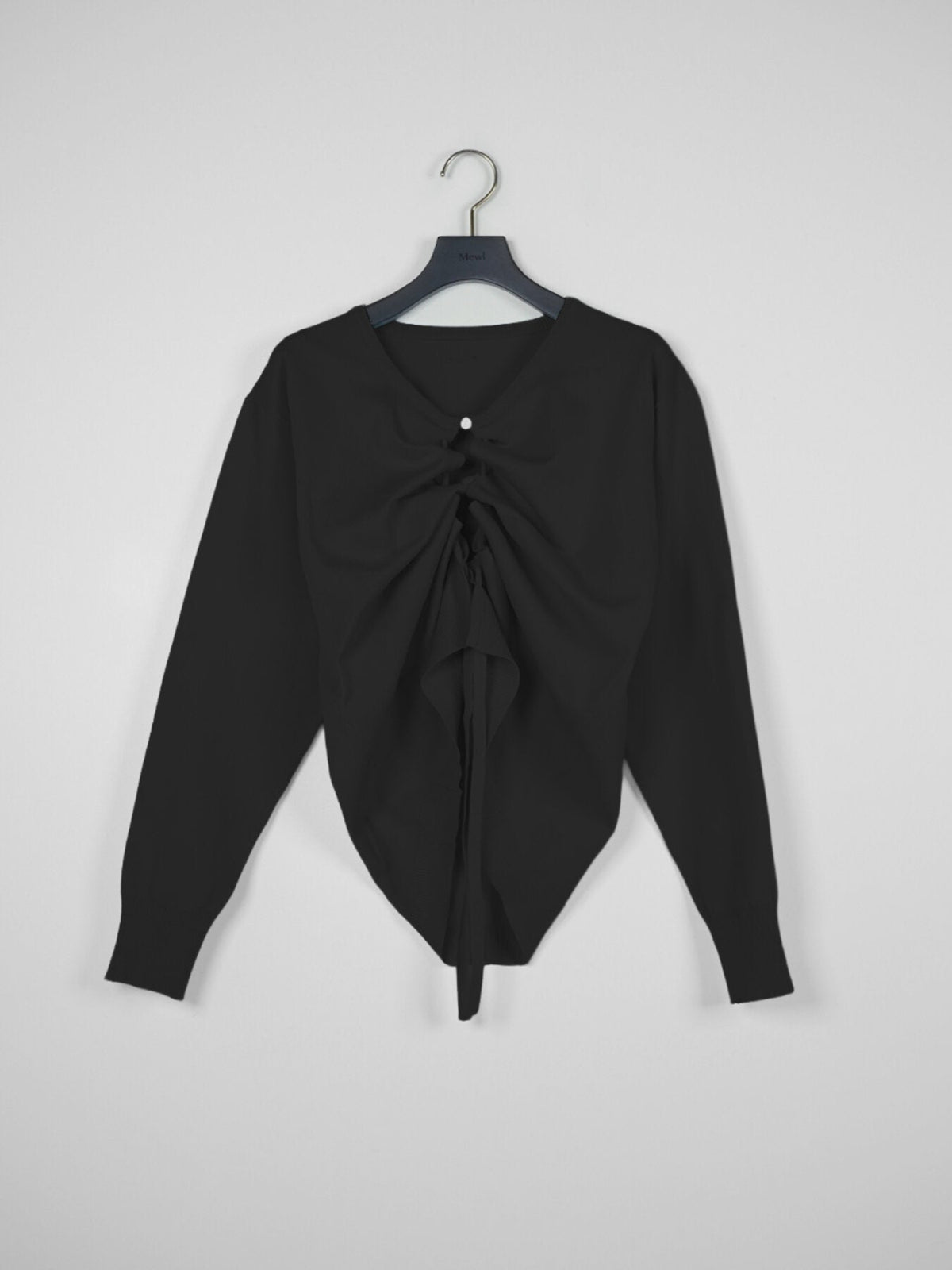 【Mewl 2027 PRE SPRING】DRAWSTRING CARDIGAN - 1月中旬頃発送 - Champdelarose