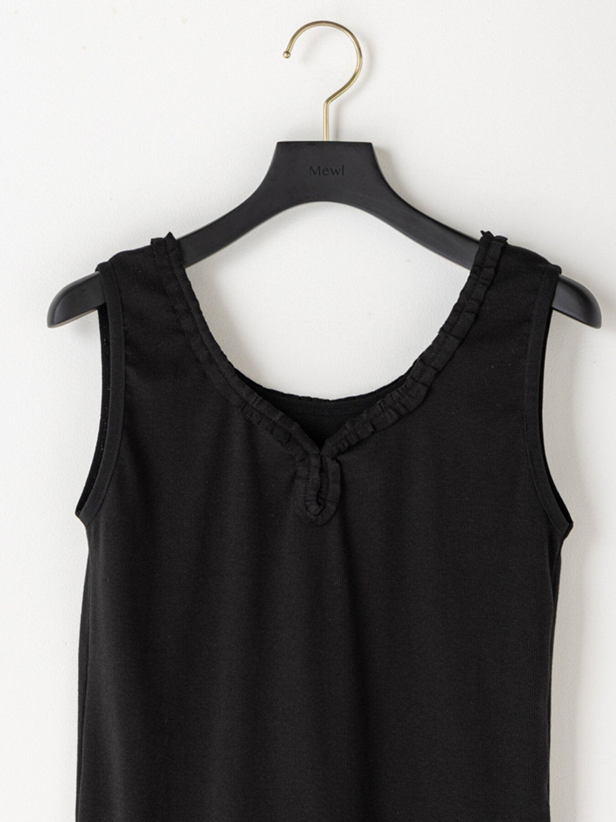 【Mewl 2027 PRE SPRING】FRILL TANK TOP - 1月中旬頃発送 - Champdelarose