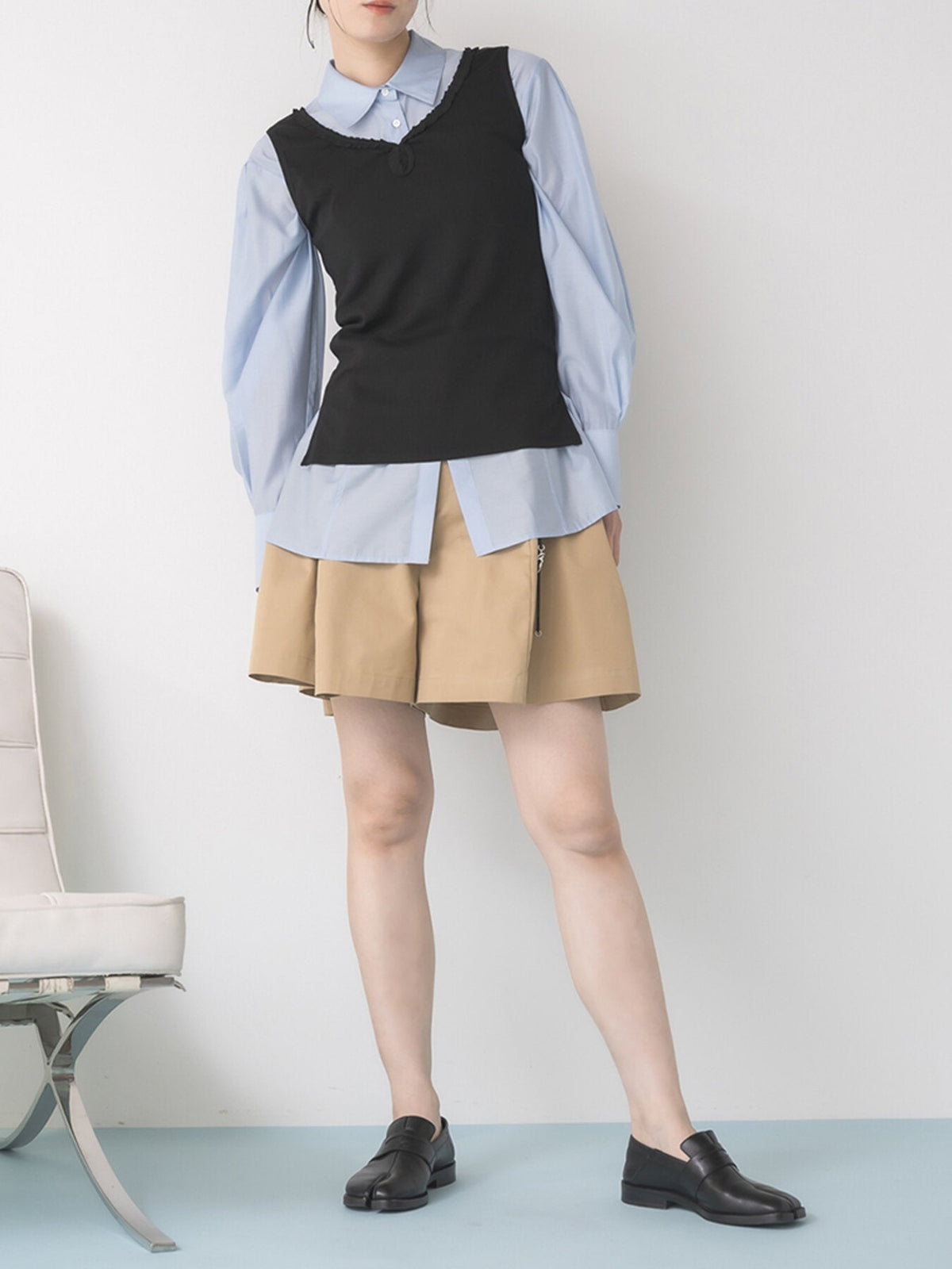 【Mewl 2027 PRE SPRING】FRILL TANK TOP - 1月中旬頃発送 - Champdelarose