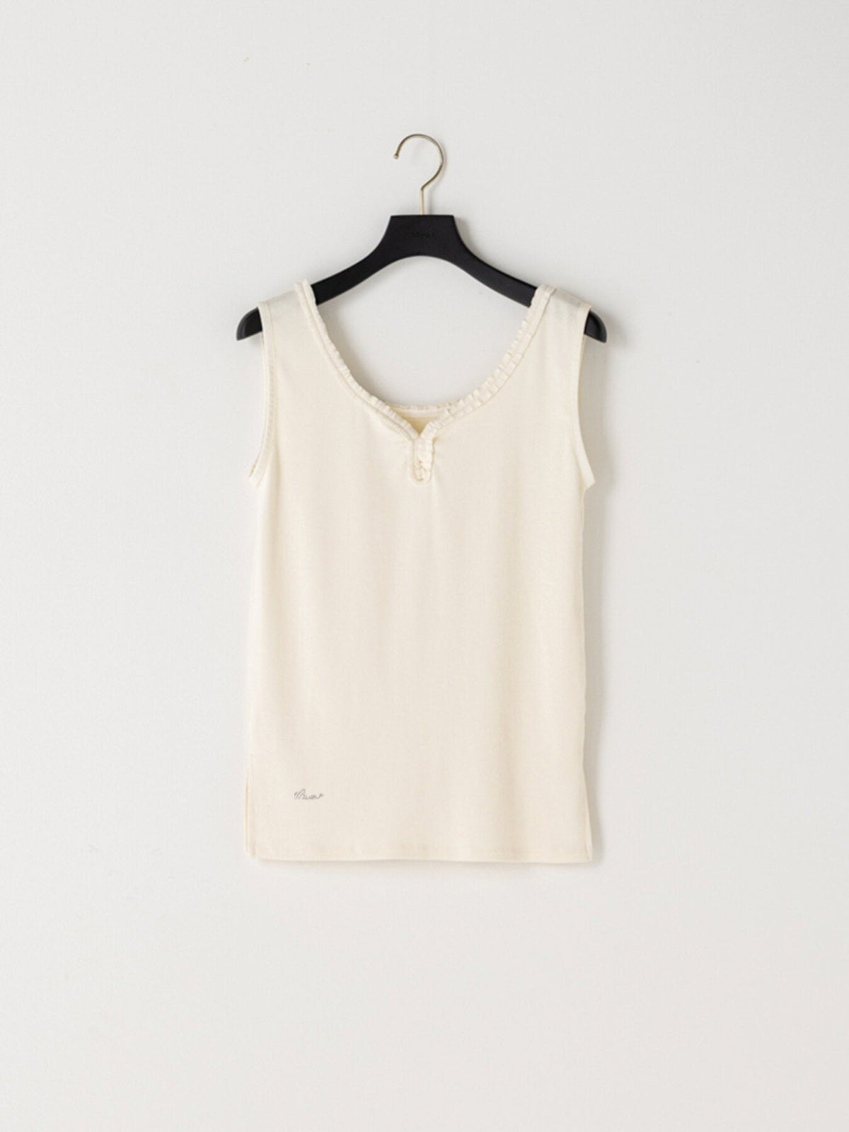 【Mewl 2027 PRE SPRING】FRILL TANK TOP - 1月中旬頃発送 - Champdelarose