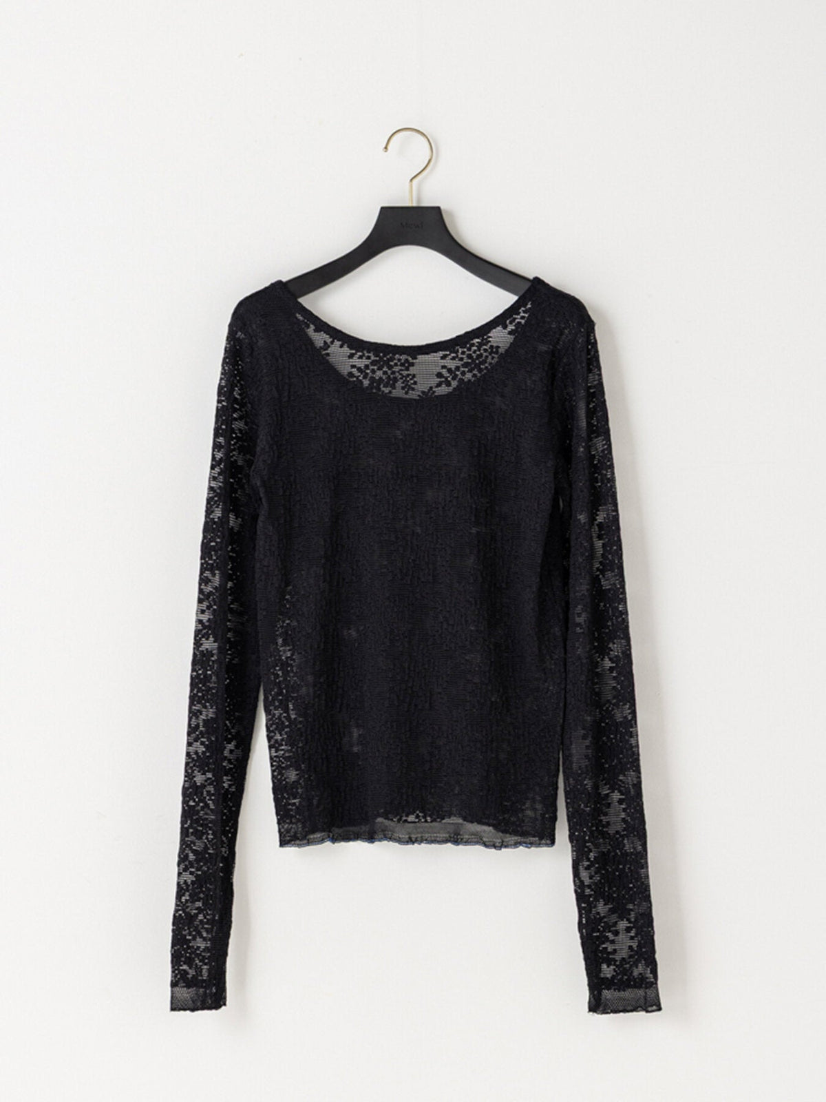 【Mewl 2027 PRE SPRING】LACE LONG SLEEVE TOP - 1月中旬頃発送 - Champdelarose