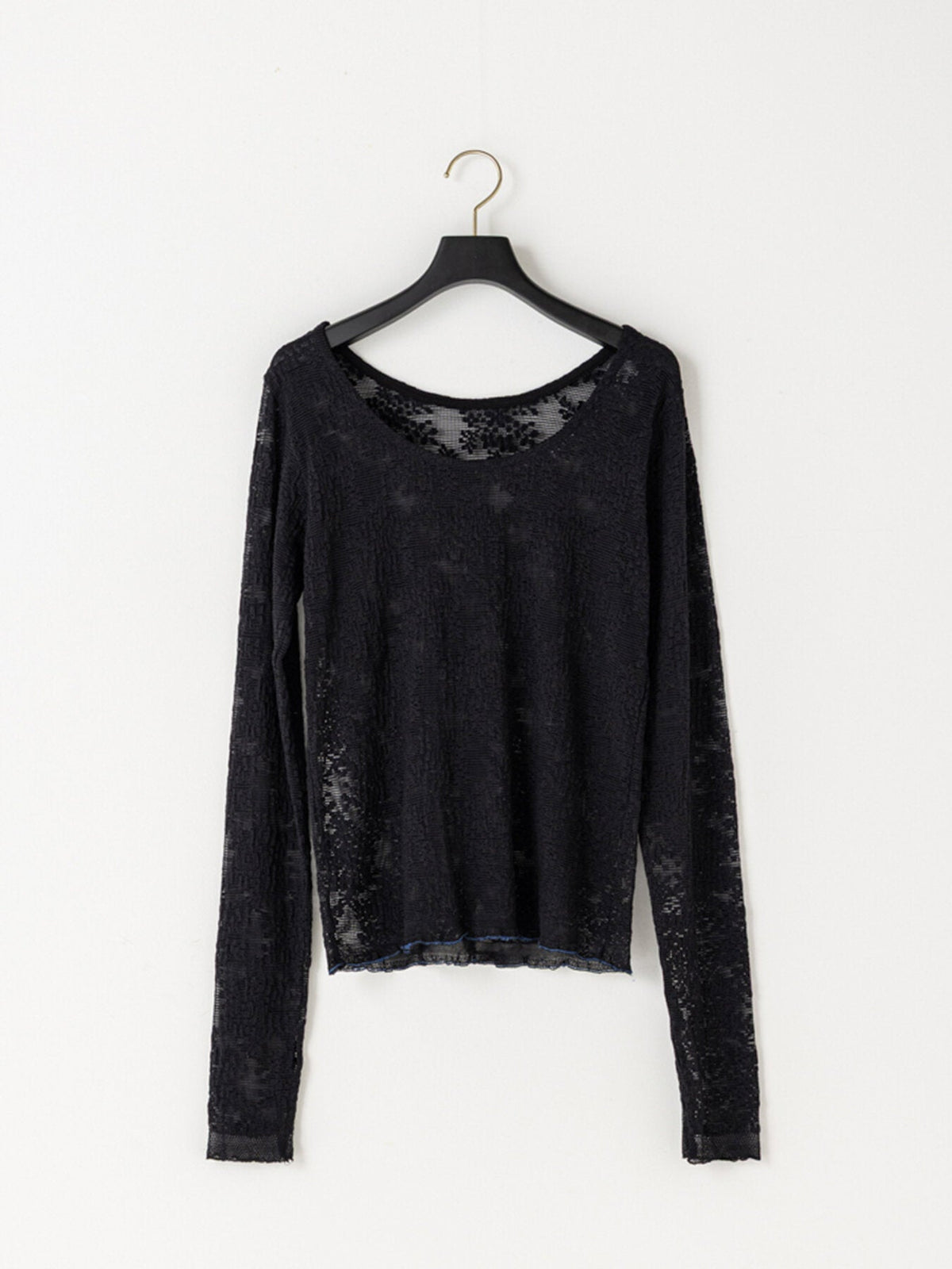 【Mewl 2027 PRE SPRING】LACE LONG SLEEVE TOP - 1月中旬頃発送 - Champdelarose