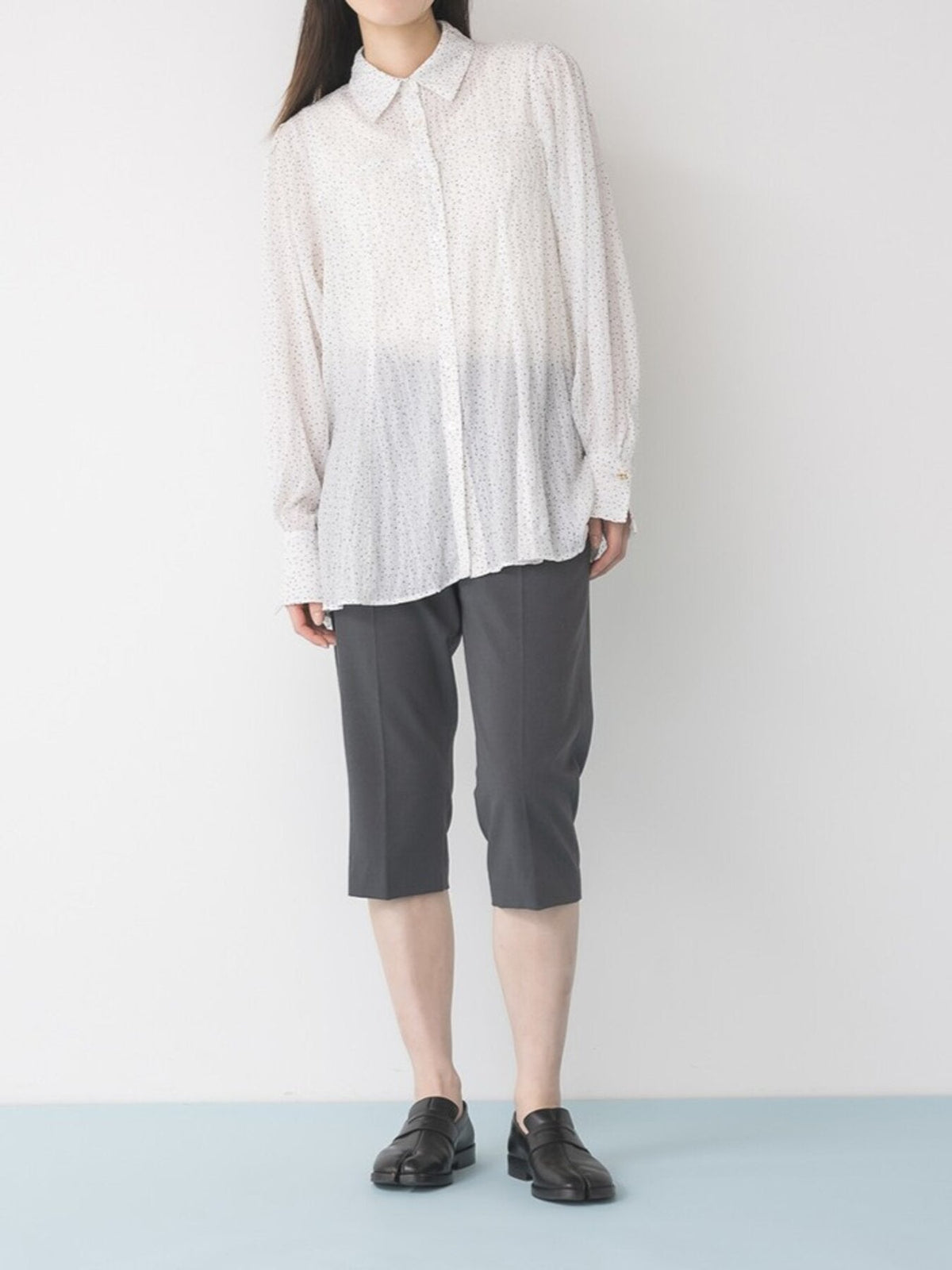 【Mewl 2027 PRE SPRING】LOOSE CAPRI PANTS - 1月中旬頃発送 - Champdelarose