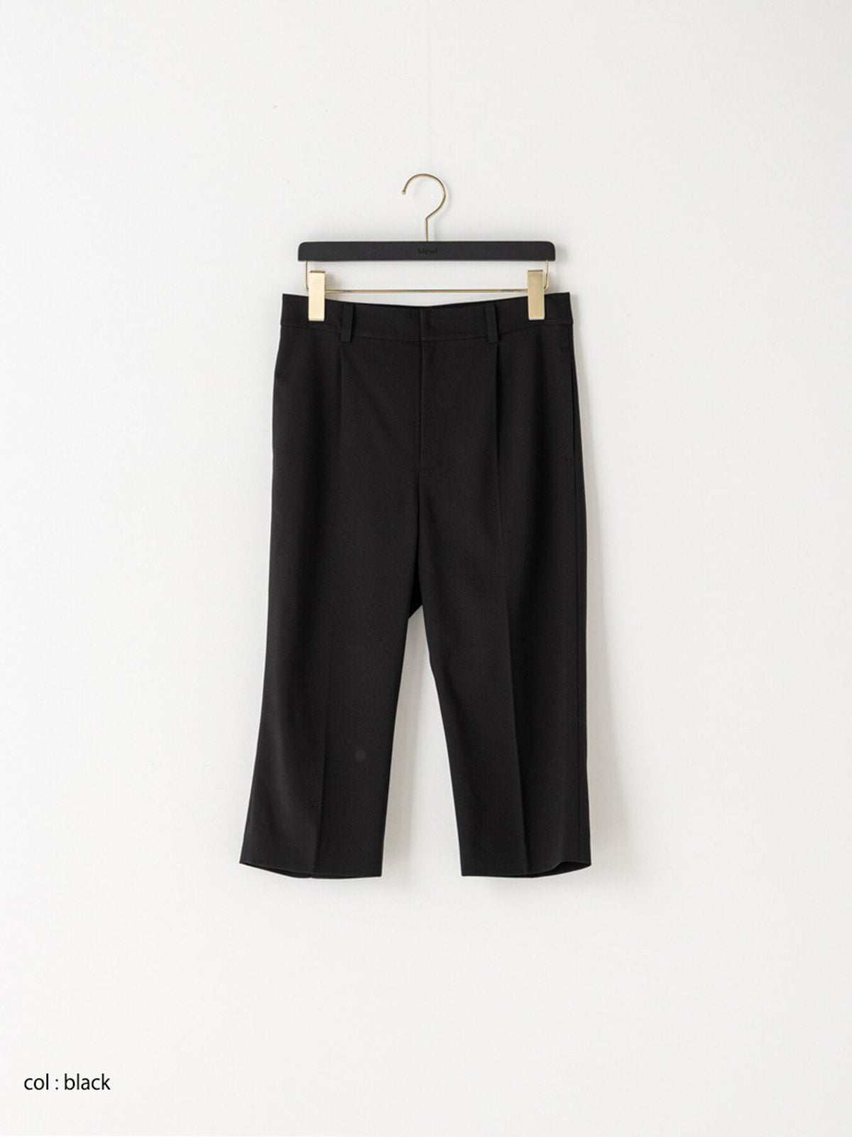 【Mewl 2027 PRE SPRING】LOOSE CAPRI PANTS - 1月中旬頃発送 - Champdelarose