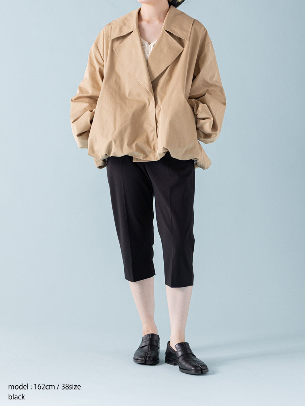 【Mewl 2027 PRE SPRING】LOOSE CAPRI PANTS - 1月中旬頃発送 - Champdelarose