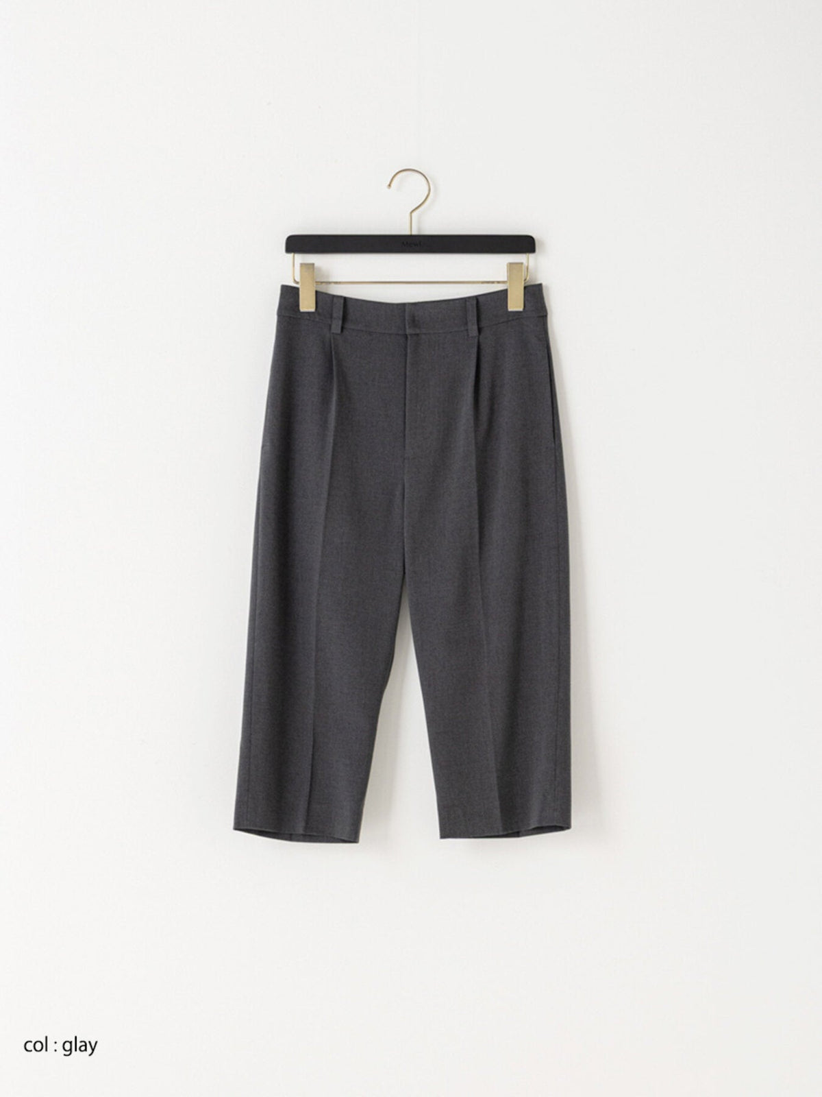【Mewl 2027 PRE SPRING】LOOSE CAPRI PANTS - 1月中旬頃発送 - Champdelarose