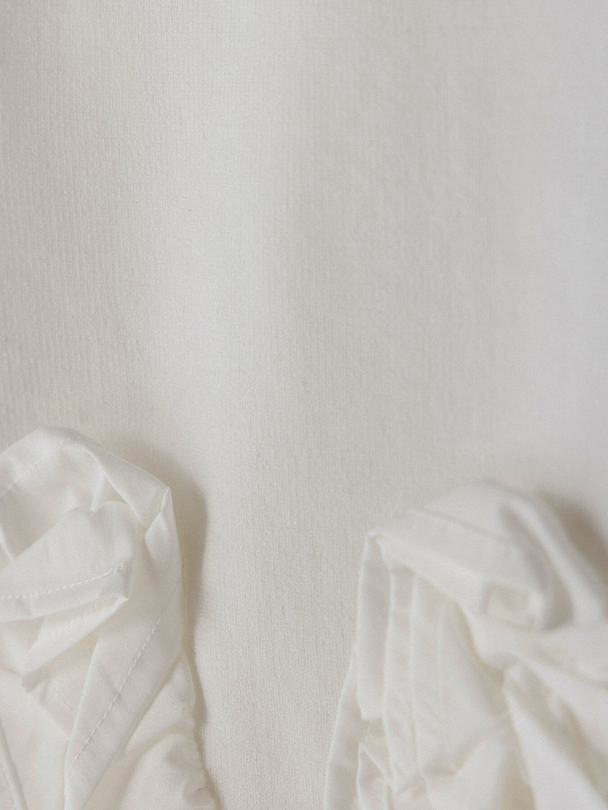 【Mewl 2027 PRE SPRING】PEPLUM KNIT VEST - 1月中旬頃発送 - Champdelarose