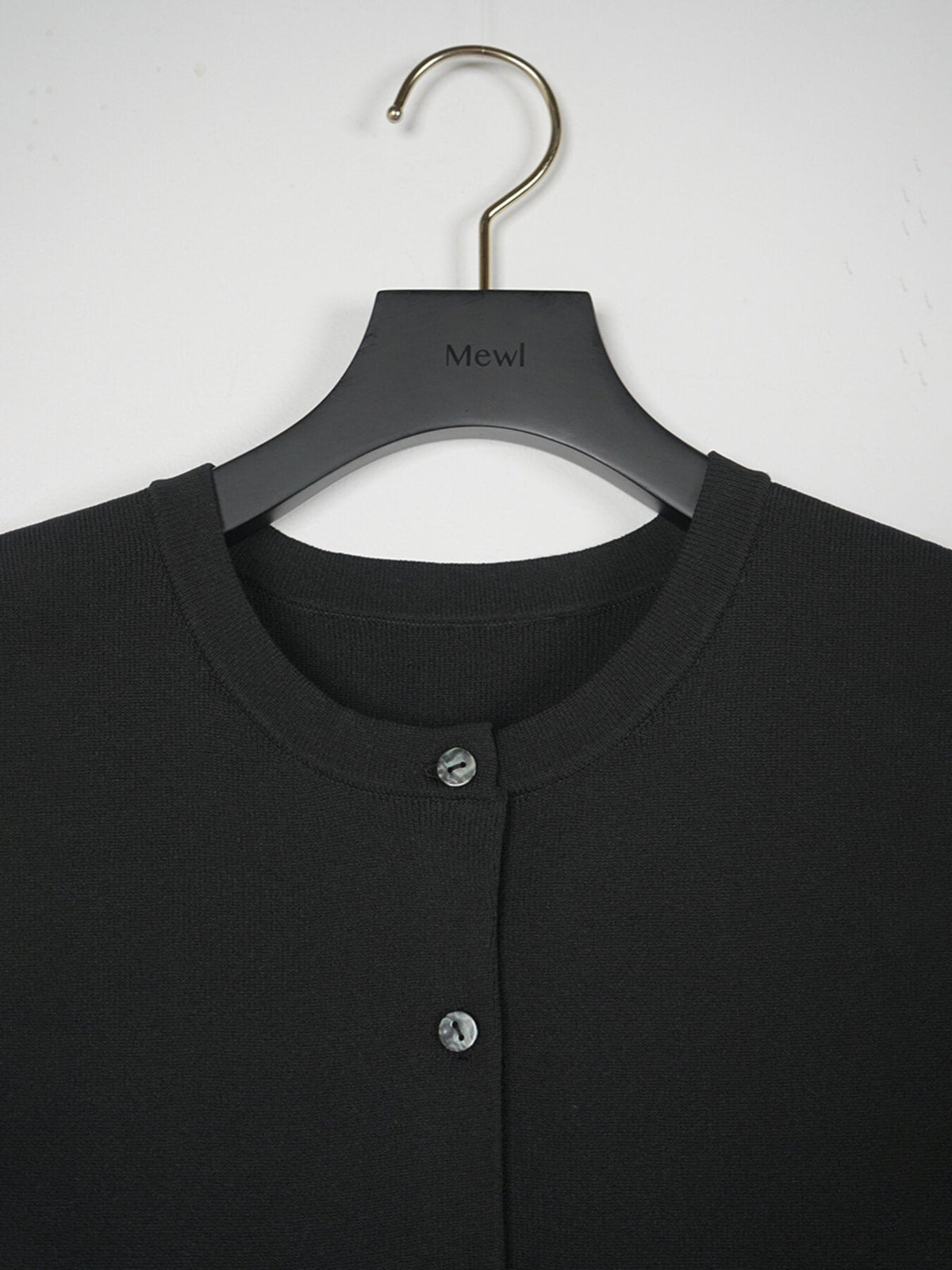 【Mewl 2027 PRE SPRING】PEPLUM KNIT VEST - 1月中旬頃発送 - Champdelarose