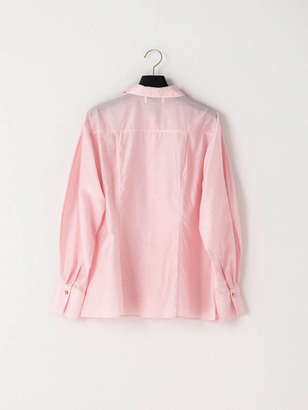 【Mewl 2027 PRE SPRING】】SHEER CURVY SHIRT - 1月中旬頃発送 - Champdelarose