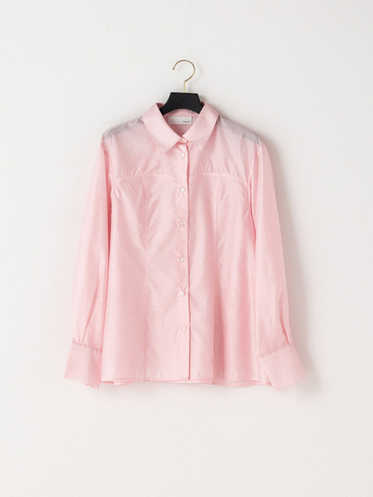 【Mewl 2027 PRE SPRING】】SHEER CURVY SHIRT - 1月中旬頃発送 - Champdelarose