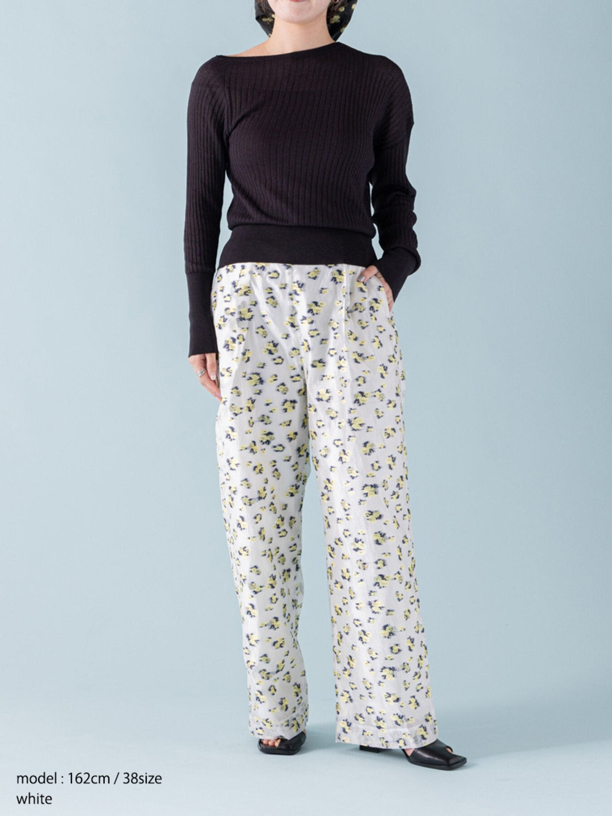 【Mewl 2027 PRE SPRING】SOFIA PANTS - 1月中旬頃発送 - Champdelarose