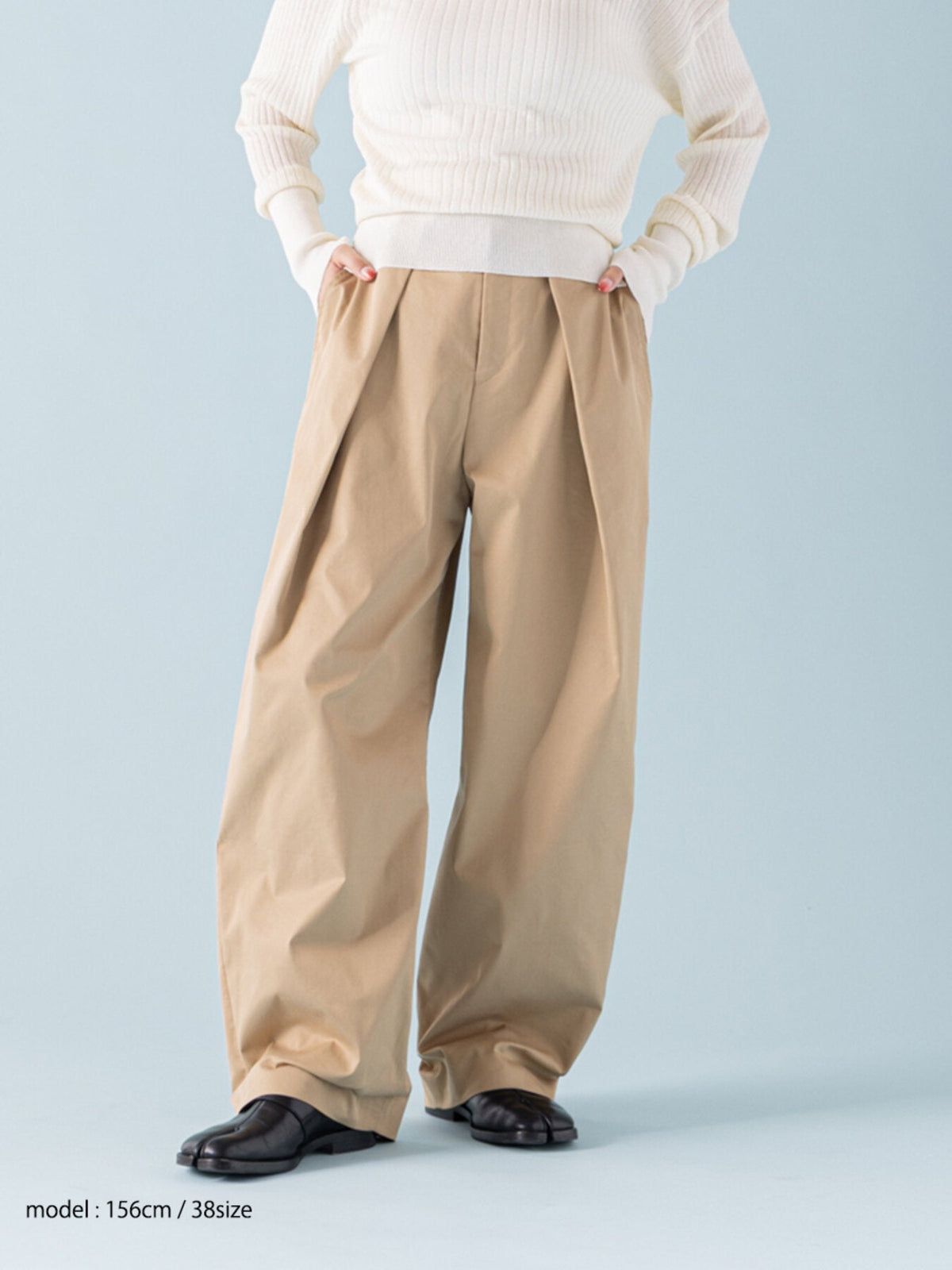 【Mewl 2027 PRE SPRING】TRENCH CURVY PANTS - 1月中旬頃発送 - Champdelarose