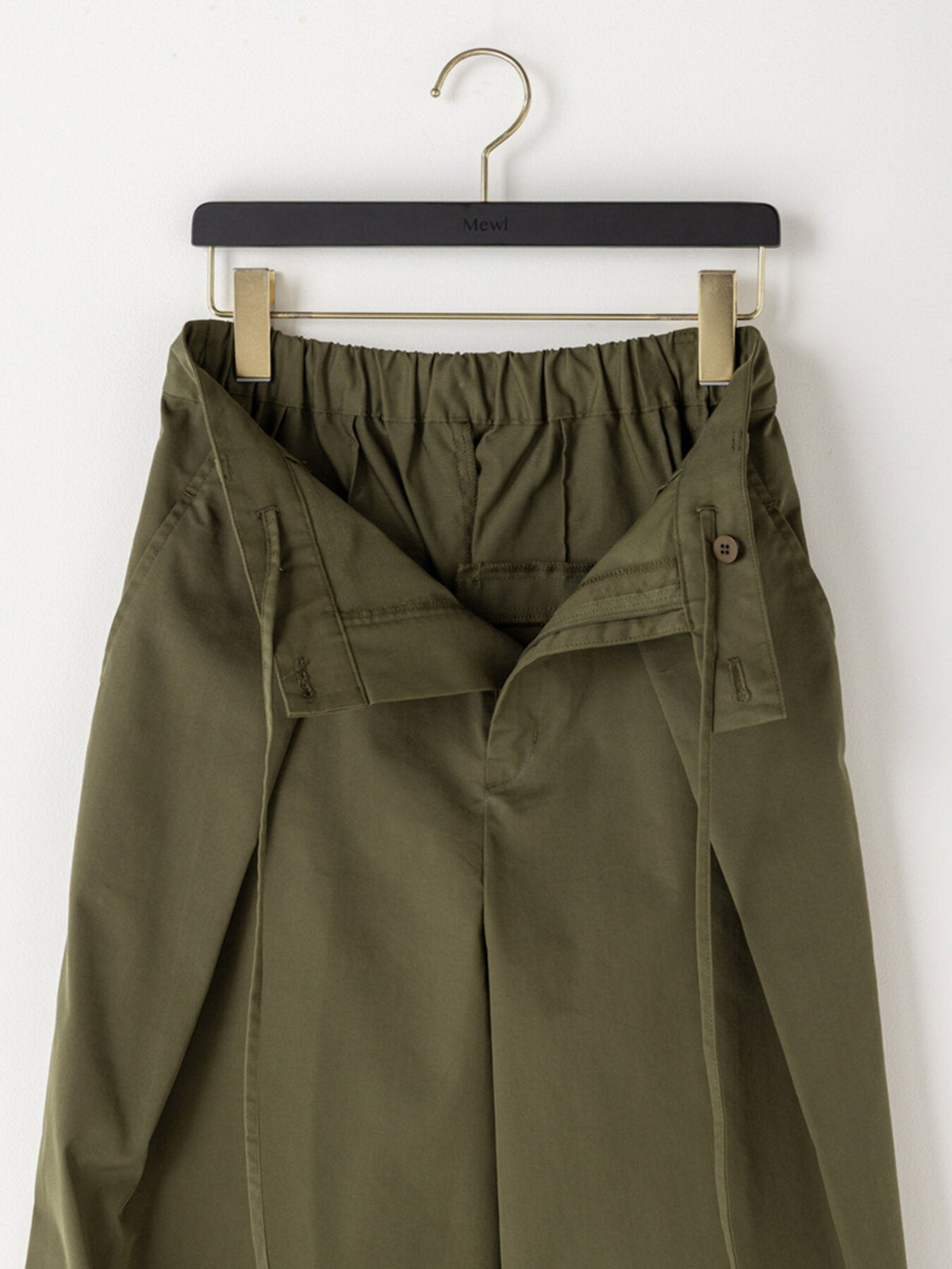【Mewl 2027 PRE SPRING】TRENCH CURVY PANTS - 1月中旬頃発送 - Champdelarose