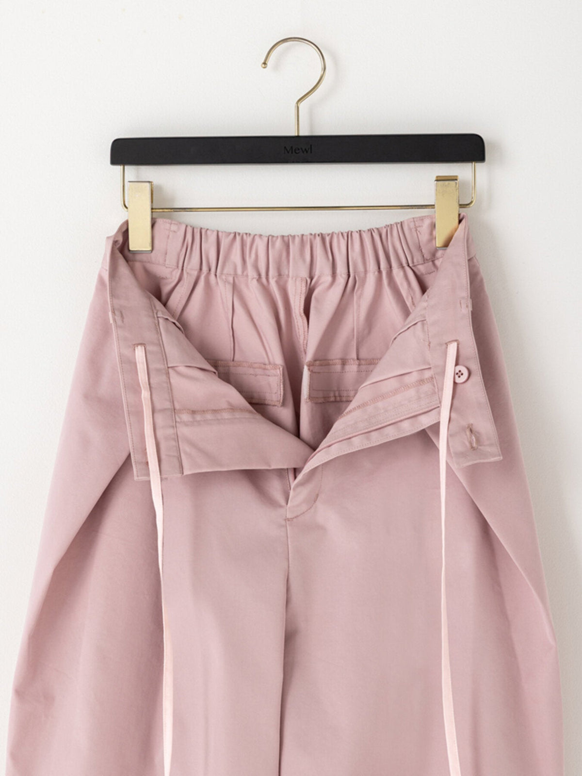 【Mewl 2027 PRE SPRING】TRENCH CURVY PANTS - 1月中旬頃発送 - Champdelarose