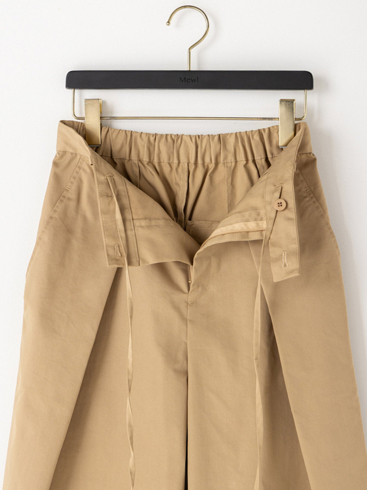 【Mewl 2027 PRE SPRING】TRENCH CURVY PANTS - 1月中旬頃発送 - Champdelarose