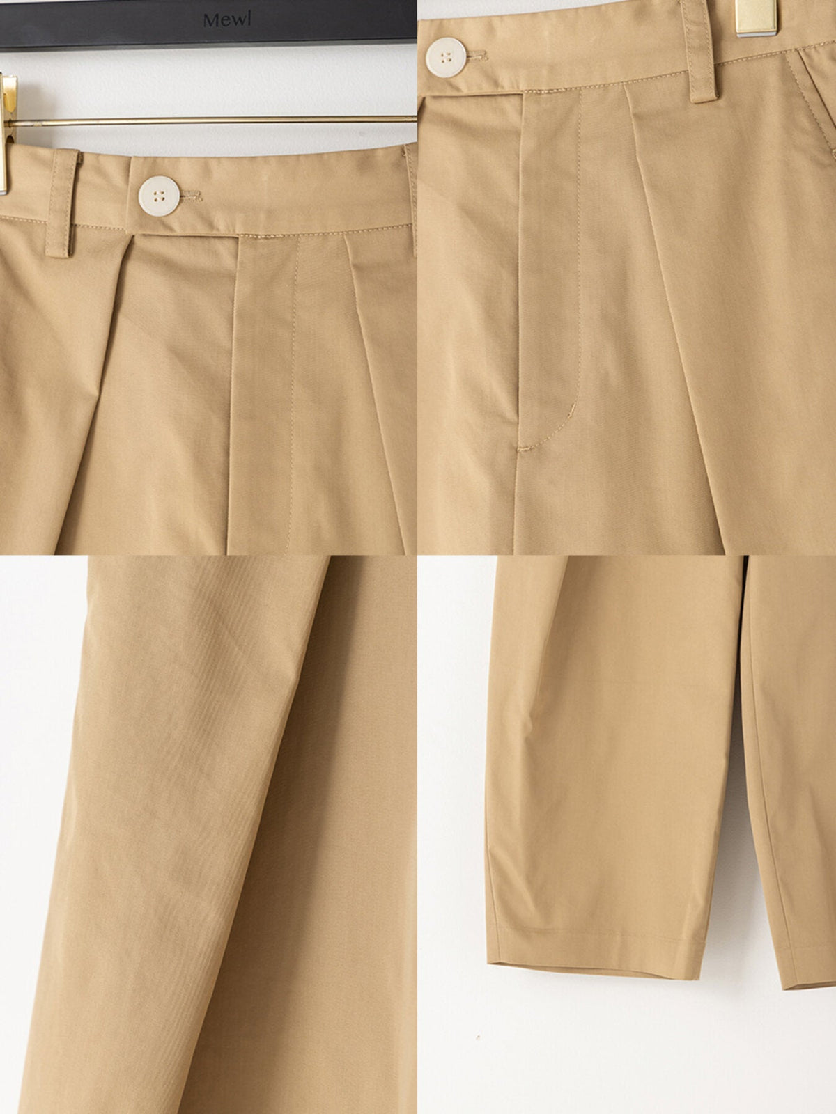【Mewl 2027 PRE SPRING】TRENCH CURVY PANTS - 1月中旬頃発送 - Champdelarose