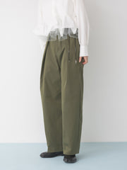 【Mewl 2027 PRE SPRING】TRENCH CURVY PANTS - 1月中旬頃発送 - Champdelarose