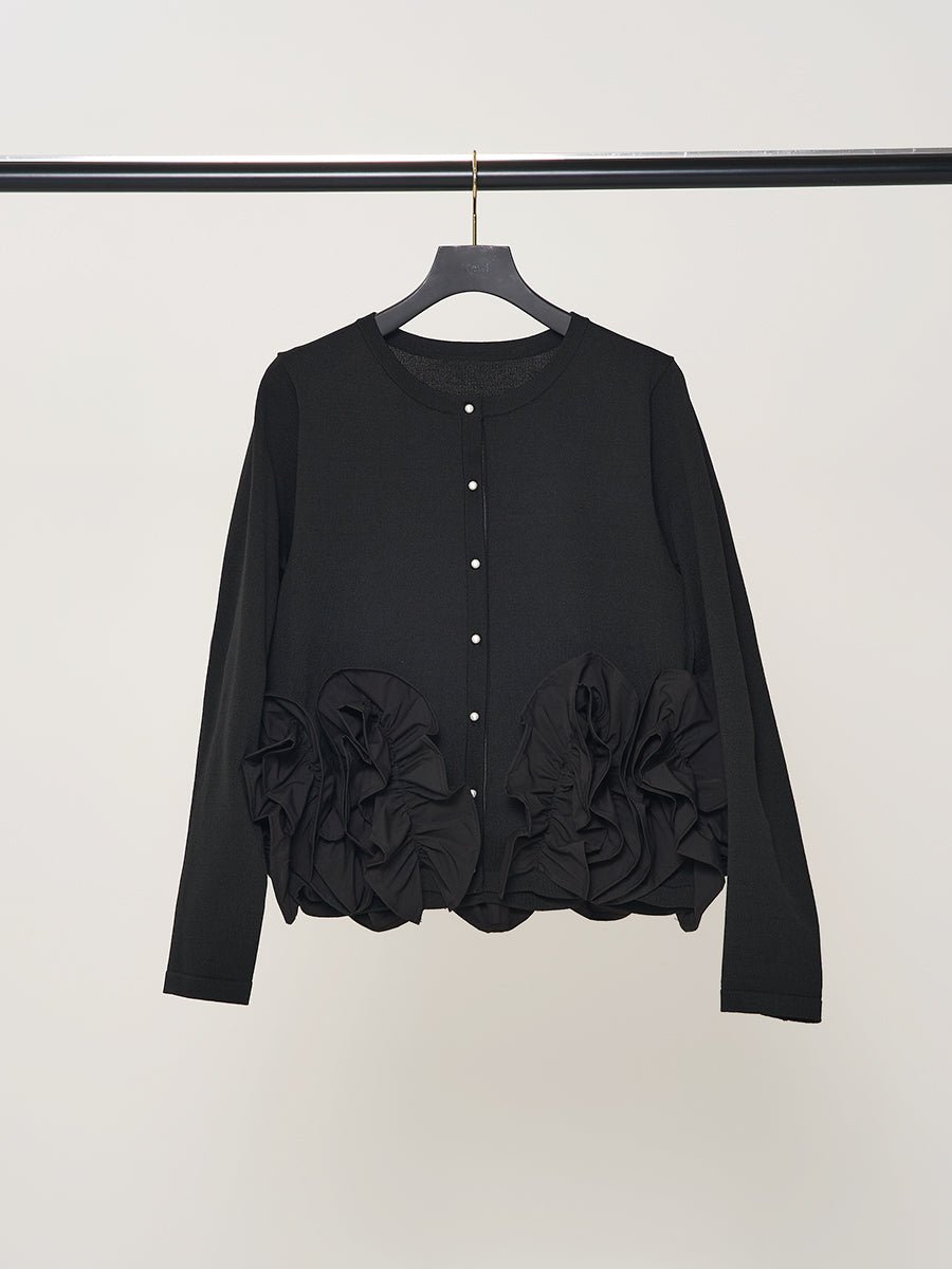 【Mewl ReSTOCK】ペタルフリルカーディガン - Champdelarose
