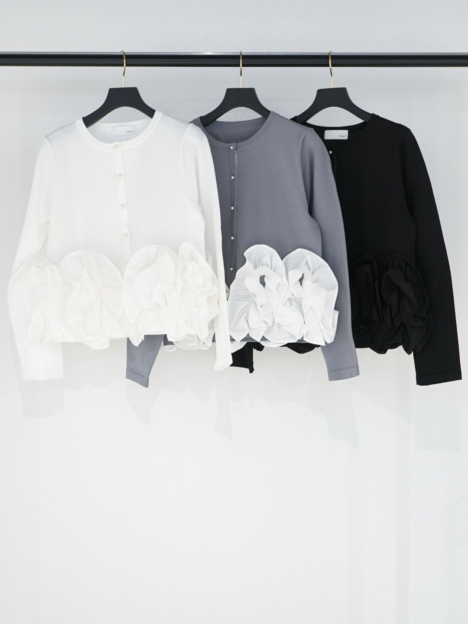 【Mewl ReSTOCK】ペタルフリルカーディガン - Champdelarose