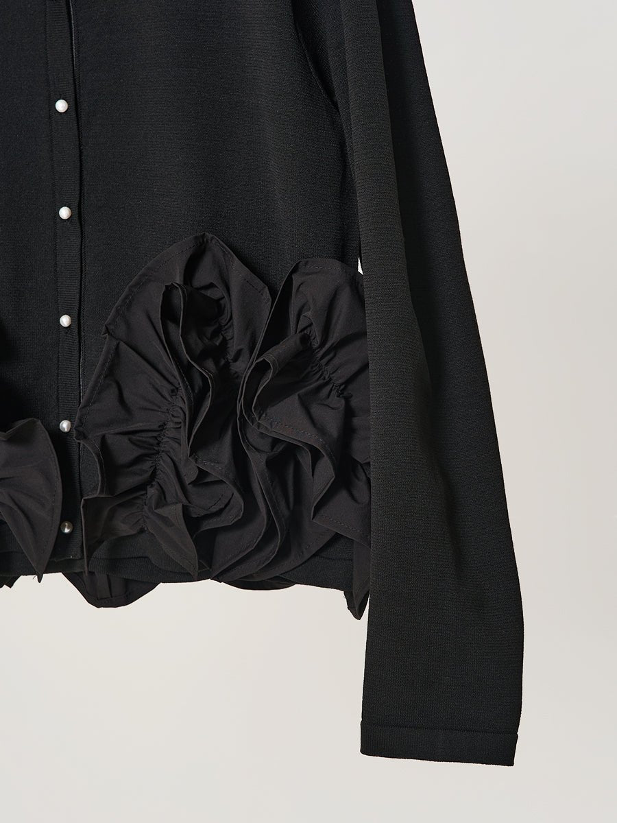 【Mewl ReSTOCK】ペタルフリルカーディガン - Champdelarose