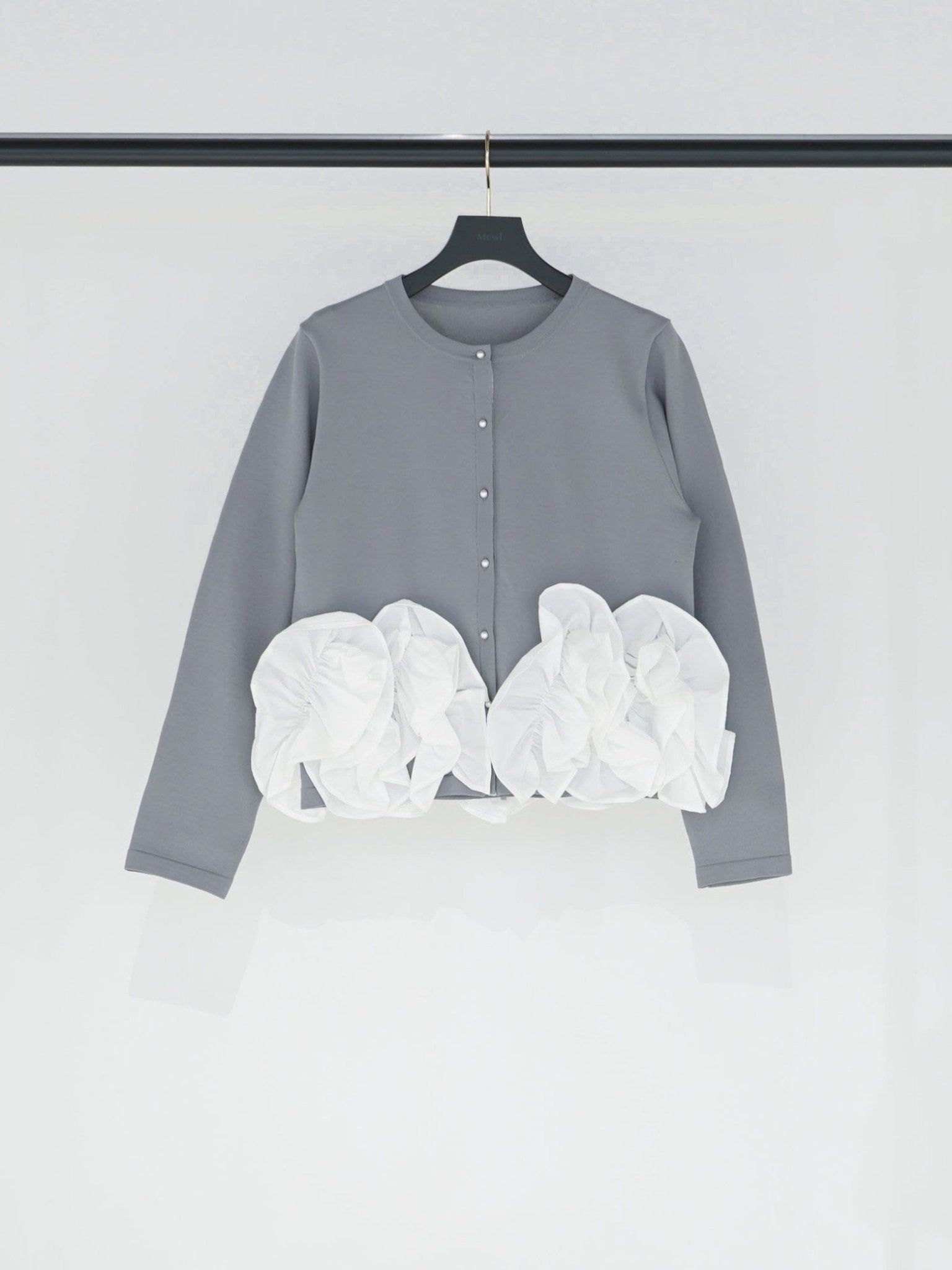 【Mewl ReSTOCK】ペタルフリルカーディガン - Champdelarose