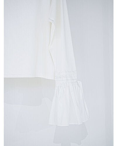 【Mewl ReSTOCK】シャツスリーブムジTOPS - Champdelarose