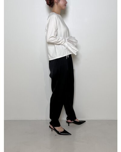 【Mewl ReSTOCK】シャツスリーブムジTOPS - Champdelarose