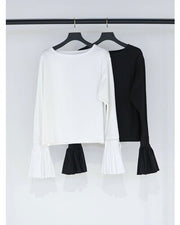 【Mewl ReSTOCK】シャツスリーブムジTOPS - Champdelarose