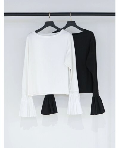 【Mewl ReSTOCK】シャツスリーブムジTOPS - Champdelarose