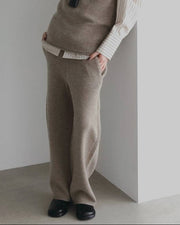 【anuke 2026 winter】Knit Cocoon Pants