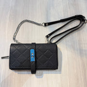 【M.U.L.】ウォレットショルダーバッグ　リザード×キルティング型押し - Champdelarose