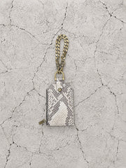 【M.U.L 2026-9】CHAIN PASS CASE - 転写Python - Champdelarose