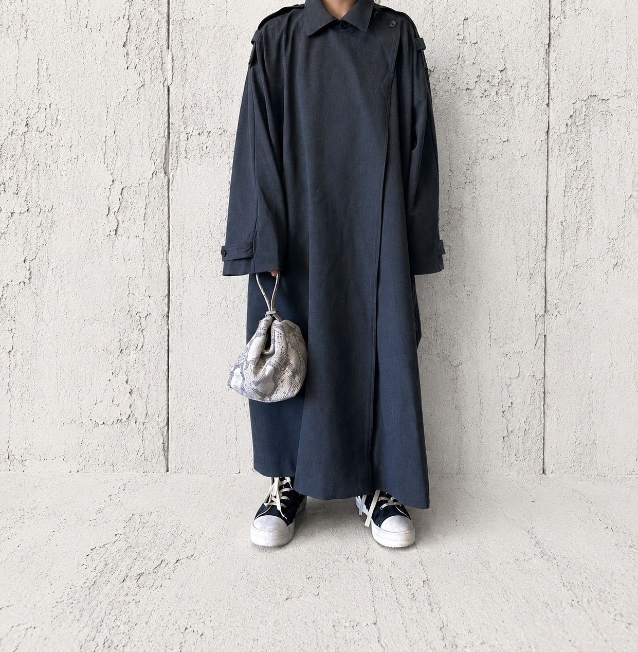 【M.U.L 2026-9】DROP 2WAY S - 転写Python 洗い加工 - Champdelarose