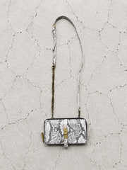 【M.U.L 2026-9】WALLET SHOULDER - 転写Python - Champdelarose