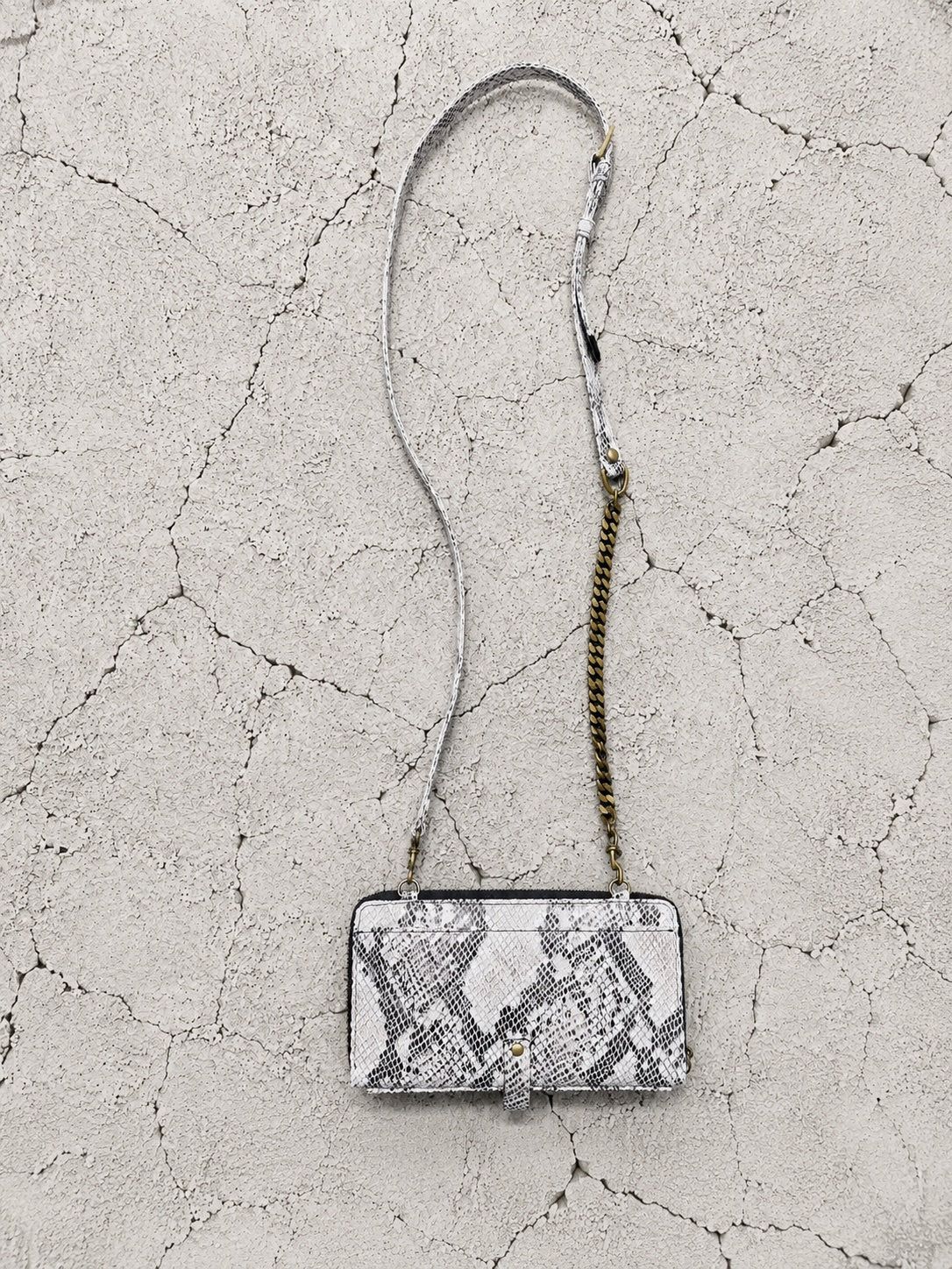 【M.U.L 2026-9】WALLET SHOULDER - 転写Python - Champdelarose