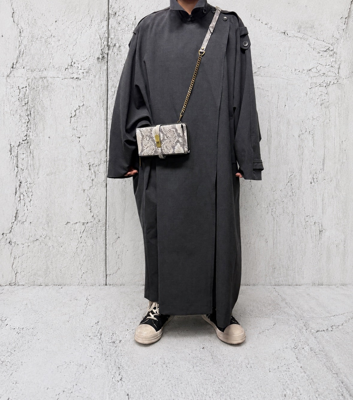 【M.U.L 2026-9】WALLET SHOULDER - 転写Python - Champdelarose