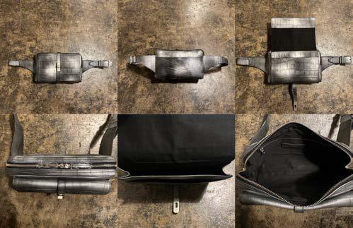 【M.U.L. 2026.3】BODY BAG - BLACK SILVER COATING - Champdelarose